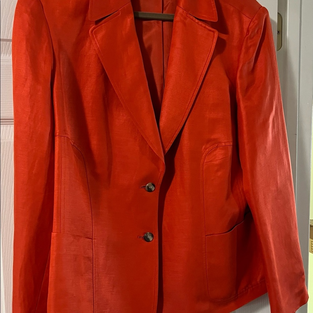 Orange Blazer